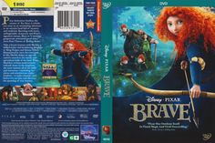 the cover for brave with an image of merida from brave and other characters on it