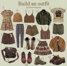 Build An Outfit, Academia Outfits, Mood Clothes, Mode Hippie, Estilo Hippie, Looks Black, Swaggy Outfits, Moda Vintage, Hippie Outfits