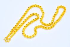 This Shop has a Special Free Gift (Chain) for Every Order. 😊🙏 Item :1 x Necklace For : Men Type : GOLD PLATED over Brass, Nickel free Purity: 96.5% Surface: Shiny & Sand Matted Length: ~ 25 inches Width: ~ 5.5 mm Weight: ~ 59 grams Color: Yellow Gold ( slightly +/- from photo ) ** 24K Gold Plated Jewelry ** Look like Solid Gold or Real Gold ** The weight is the same as Solid Gold ** Nickel free / No Allergic ** Free Gift (Chain) for Every Order. 😊🙏 Handmade from Thailand. Thai gold plati Traditional Yellow Chain Necklace Gift, Traditional Yellow Chain Necklace For Gifts, Yellow Link Necklace Perfect For Gifts, Yellow Box Chain Necklace For Gift, Gold-tone Gold Plated Box Chain Jewelry, Gold-tone Rectangular Necklace With Adjustable Chain, Gold 14k Gold-filled Box Chain Necklace, Gold-tone Polished Finish Gold-plated Chain Necklace, Mens Gold Chain Necklace