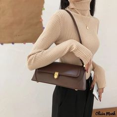 Olivia Mark - Armpit bag women's bag new tide fashion senior sense bag light luxury crossbody handbag shoulder bag Baguette Bag Street Style, Armpit Bag, Luxury Crossbody, Street Trends, Baguette Bag, Word Wrap, Bag Light, Coffee Brown, Bird In Bag