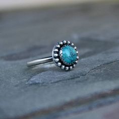 Turquoise Ring Sterling Silver Jewelry Summer Statement Rings Elegant Sterling Silver Turquoise Cabochon Ring, Unique Sterling Silver Turquoise Cabochon Ring, Collectible Silver Turquoise Cabochon Ring, Silver-setting Turquoise Cabochon Ring, Nickel-free Blue Turquoise Ring In Sterling Silver, Desert Sky, Jewelry Summer, Natural Turquoise, Ring Sterling Silver