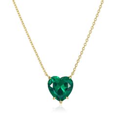 Emerald is Allison's favorite stone next to a diamond. The heart is both their favorite shape and there's a lot of love in this room! Product Details: 18" with 3" extender 18k Gold Plated Over Brass or Silver Plated Over Brass. Stone: 12x12mm Emerald CZ Sold Individually SKU: N6069 Handcrafted jewelry designed in Los Angeles. “I design fashion and fine jewelry that makes you feel like a glamorous, sparkly, superstar bad*ss” — xo Melinda Maria Jewelry, Green Heart, Gold Heart Necklace, Emerald Necklace, Silver Heart Necklace, Solitaire Pendant, Necklace Earring Set, Design Fashion, Stone Necklace