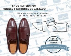 La compra incluye un archivo PDF con los patrones / moldes del modelos de zapato en todos los talles indicados Para realizar este zapato necesitas contar con unas hormas como las indicadas según el modelo que quieras realizar. Las medidas son aproximadas No están incluidas las explicaciones de como fabricar un zapato ni se incluyen materiales ni herramientas. Debes contar con ellos para poder fabricar el calzado COMO DESCARGAR E IMPRIMIR EL ARCHIVO Una vez realizada la compra, el PDF estará list Leather Boots Diy, Boots Diy, Boot Tree, Baby Shoes Pattern, Pattern Shoes, Shoe Last, Shoe Pattern, Flats Patterns, Monk Strap