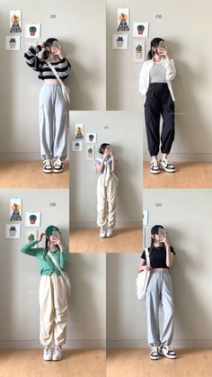 styling jogger pants! @ elainealethea on instagram Outfit Ideas With Joggers Casual, Joggers Outfit Ideas For Women, Korean Joggers Outfit Women, Elegant Joggers Outfit, Korean Joggers Outfit, Jogger Pants Outfit Mujer, How To Style Joggers For Women Casual, Outfit Celana Joger, Ootd Jogger Pants