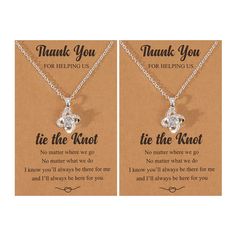 PRICES MAY VARY. Bridesmaids Gifts Set of 6:Here are 3 choice for you. You can choose it as a bridesmaid gifts on your wedding. Love Knot Necklace:The love knot neckalce is made of high quality material, suitable for any dressign style you want to try. Adjustable Bridesmaid Necklace: Each of the love knot necklace size is adjustable for your neck. Perfect Gift:You can give it to your girlfriend, colleagues, relatives and friends on wedding. I'm sure they'll like it. Best Service:We are very happ Prom Jewelry Sets, Silver Bridal Jewellery, Gifts For Wedding, Bridesmaids Gift Sets, Rhinestone Jewelry Set, Gift For Bridesmaids, Gifts Set, Gifts Bridesmaid, Women Tie