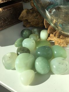 Jade Aesthetic Crystal, Jade Color Aesthetic, Jade Gemstone Aesthetic, Jade Crystal Aesthetic, Gemstone Aesthetic, Recently Saved, Awakening Chakras, Jade Core, Crow Core