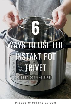 Learn the best ways to use the Instant Pot Trivet with today’s handy blog post. We put together different ways to get the most from your trivet. When you initially unpack your Instant Pot, you’ll find a few extra items that come together. One of those additions is the trivet or like some technical people will call it “the metal insert with collapsible sides”. #instantpot #InstantPotTrivet #pressurecooker #pressurecookertips Pressure Cooker Recipes Healthy, Wild Food Foraging, Healthy Juice Recipes, Juice Recipes, Insta Pot, Cleaning Recipes, Instapot Recipes, Wild Food, Healthy Juices