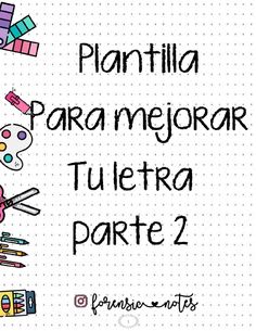 the words are written in spanish and have scissors, paintbrushes, and other items