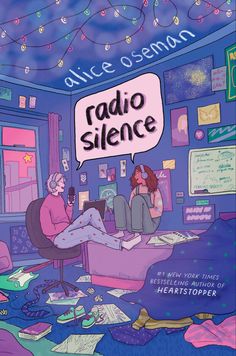 an illustration of two people sitting at a desk with the words radio science above them