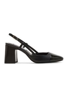 Lofted by a chunky block heel, the Becka from Steve Madden elevates any outfit. | Steve Madden Becka Slingback Heels, Black, 8.5M Slingback Heels, Chunky Block Heels, Slingback Heel, Heels Black, Black 7, Steve Madden, Block Heels, Heels, Black