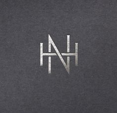 the letter h is made up of thin lines and letters that appear to be linked together