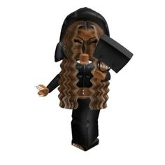 Baddie Roblox Avatars, Baddie Roblox Outfits, Goth Roblox Avatars, Black Avatar, Cheer Flyer, Roblox Hair