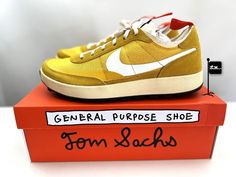 Find Nike Craft General Purpose Shoe Tom Sachs Dark Sulfur (women's Size) Da6672-700 on eBay in the category Clothing, Shoes & Accessories>Women>Women's Shoes>Athletic Shoes. Tom Sachs General Purpose Shoe, Nikecraft General Purpose Shoe, Nikecraft General Purpose, General Purpose Shoe, Nike Craft, Tom Sachs, Athletic Models, Athletic Shoes Nike, Blazer Mid