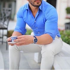 Formal Dresses For Men, Men Fashion Casual Shirts, Formal Mens Fashion, Men With Street Style, Trendy Mens Fashion, Classy Men, Mens Fashion Urban