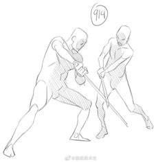 an image of how to draw two people playing baseball step by step drawing instructions for beginners