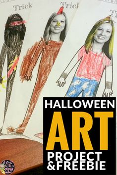 halloween art project and freebie for kids to make their own costumes from scratchsticks