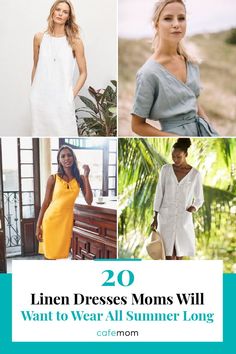 20 Linen Dresses That Will Keep Moms Cool (And Stylish!) All Summer Long: Be prepared to surrender all your money to these breezy and beautiful dresses.