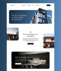 the homepage design is clean and ready to be used as a website for real estate