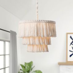 The boho hanging lamp will look so good for a boho decor theme. And suitable for living room, bedroom, baby room, boho decor, wedding decor or bohemian themed parties. This would make a beautiful and practical gift for your daughter's bohemian bedroom, which she will love. Aiwen 1-Light White Bohemian/Global Chandelier Cotton | P-PZE-3305N Boho Pendant Light Bedroom, Boho Chic Bedroom Chandelier, Eclectic Kitchen Island Lighting, Boho Chandelier, White Bohemian, Swag Light, Iron Pendant, Drum Pendant, Kitchen Island Lighting