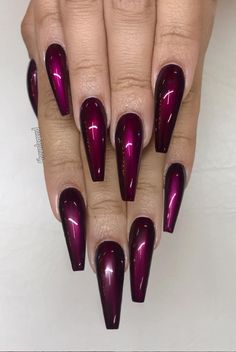 A women's lifestyle destination dedicated to style, entertainment, love, and living beautifully. Coffin Nail Ideas, Nail Goals, Coffin Shape Nails, Acrylic Coffin, Coffin Nails Long, Unique Acrylic Nails, Popular Nails, Acrylic Nails Coffin