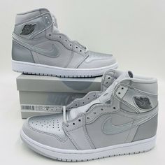 Brand New DS Shipped Free Same or Next Day Double Boxed Nikes Shoes Men, Neutral Color Jordans, Nike Air Jordans White, Air Jordens1, Best Jordans Nike, Nike Mid 1, Cute Air Jordans For Women, Men’s Shoes Sneakers, Air Jordans Nike