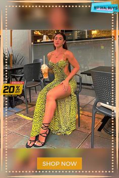 Summer Women's Fashion Low Back Crossover Straps Chic Evening Dress for Women Fitted Split Dress For Beach Season, Casual Split Dress For Party, Casual Party Dress With Split, Summer Night Out Dresses With Split, Chic Evening Dress, Women's Summer Fashion, Dress For Women, Low Back, Evening Dress