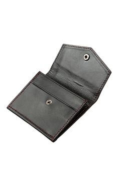 True leather wallet made by Maris in Ulaanbaatar, Mongolia. Design: Soft and thick cowhide leather cardcase with button closure One card slot pocket A pocket for cards, cash, and coins Gift box included Weight: 0.05kg/ 0.12lb Dimension: L: 7cm/ 2.76in; H: 10.5см/ 4.13in; W: 0.8cm/ 0.31in Leather Coin Purse With Interior Card Slots As Gift, Classic Leather Coin Purse With Rfid Blocking, Leather Card Holder With Leather Lining For Gift, Rectangular Business Coin Purse With Card Slots, Leather Trifold Coin Purse With Rfid Blocking, Bifold Card Holder With Leather Lining As Gift, Rectangular Coin Purse With Card Slots For Business, Black Coin Purse With Coin Pocket For Business, Bifold Coin Purse With Snap Closure As Gift