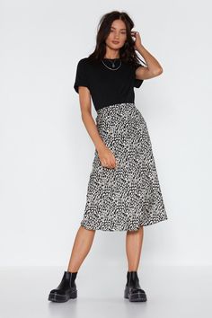 Leopard Bias Cut Midi Skirt | Shop Clothes at Nasty Gal! Spring Teacher Outfits, Teacher Wardrobe, Teaching Outfits, Satin Midi Skirt, Shop Clothes, Skirt Fits, School Counselor, Skirts Online, Work Clothes