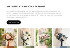 the wedding color collection is now available