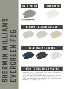 the ultimate guide to choosing paint colors for walls and ceilings, including neutral accent colors