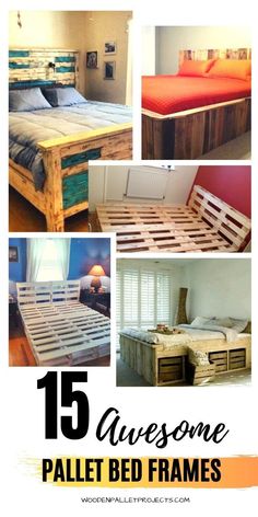 the top ten awesome pallet bed frames