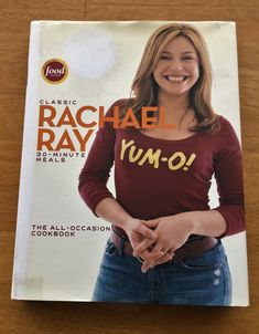 there is a book about rachael ray on the table