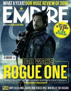 the cover of empire magazine featuring star wars'rogeonee on the cover