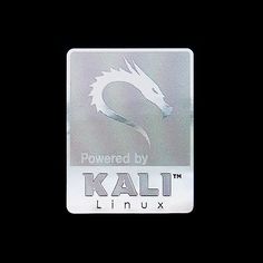 the logo for kalli linux is shown on a black backgroung background