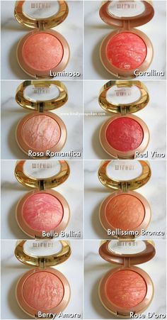 Milani Baked Blush Swatches, Best Drugstore Blush, Drugstore Blush, Milani Baked Blush, Baked Blush, Makeup Aesthetic