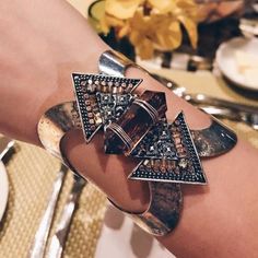 Statement Cuff Bracelet, Bracelets With Meaning, Boho Crystal, Cowgirl Jewelry, Bling Shoes, Hand Jewelry, Statement Bracelet, Boutique Jewelry, Silver And Gold