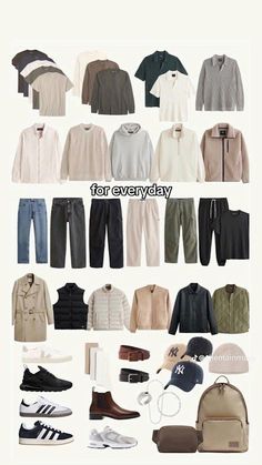 Masc Capsule Wardrobe, Mens Fashion Styles, Capsule Wardrobe Men, Alex Costa, Men Pose, Men's Capsule Wardrobe, Money Men, Mens Wardrobe Essentials, Guys Fashion Casual