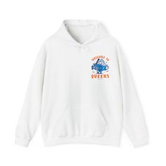 Show off your love for the New York Mets with this stylish hoodie! Soft and cozy, this sweatshirt features the iconic ice cream helmet cup that all fans know and love. Whether you're cheering from the stands or lounging at home, this comfortable and durable hoodie is perfect for showing your team pride. With its classic design and timeless graphic, it's the ideal addition to any fan's wardrobe. Grab yours today and represent The Amazins in style! Unisex sizing .: Made with a medium-heavy fabric New York Mets, Cold Day, Hand Warmers, Color Matching, Kangaroo Pocket, Hooded Sweatshirt, Volleyball, Pocket Pouch, Kangaroo