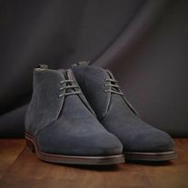 LeatherWear2016 on Storenvy Brown Formal Shoes, Blue Suede Boots, Brown Shoes Men, Chukka Shoes, Quality Leather Boots, Leather Chukka Boots, Mens Footwear, Custom Design Shoes, Chukka Boots Men