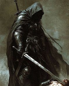 Dark Souls Artwork, Medieval Aesthetic, Dark Fantasy Artwork, Dark Images, Dark Artwork, Knight Art, Fantasy Images, Dark Art Illustrations, Art Characters