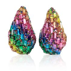 Women's Stud Earrings Large Chunky Multicolor Rainbow Baguette Rhinestone Embellished Teardrop Earrings for Women. Post Backing. Multicolor Earrings, Womens Earrings Studs, Fashion Bottoms, Rainbow Earrings, Fashion Jewelry Earrings, Boutique Accessories, Large Earrings, Up Shoes, Black Is Beautiful