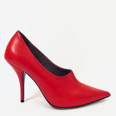 Tabitha Simmons Oona Red Leather High-Heel Pumps Msrp $795.00 Size: Us 6.5 Uk 5.5 Eu 36.5b Color: Red Nappa Fits True To Size Hidden Elastic Gores On Side For A Flexible Fit Pointed Toe, Slip On High Vamp. 3.5" Covered Heel Leather Upper, Leather Lining, Leather Sole Made In Italy. Brand New With Box 100% Guaranteed Authentic Chic Red Heels For Galas, Red Heels With Leather Lining For Party, Bold Leather Heels For Formal Occasions, Chic Red Heels With Leather Sole, Bold Leather Evening Heels, Bold Red Heels For Evening, Red Heels With Leather Lining And Pointed Toe, Red Heels With Leather Sole For Evening, Chic Red Leather Heels