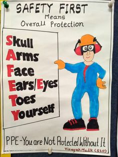 Funny Safety Signs, Mines Safety Poster Drawing, Electrical Safety Poster Drawing, Hse Safety Poster, Safety Drawings Ideas, Industrial Safety Poster Drawing, Electrical Safety Posters, Safety First Poster