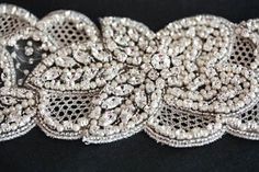 Crystal Bridal Belt, Rhinestone Wedding Dress Belt Sash, All around bridal Belts and Sashes, Style - Felur - 28 to 29 inches * Beaded using combination of silver , ivory pearls and clear rhinestone * Width ranges from 2.2 to 2.4 inches * Total length of beaded section is about 28 to 29 inches * The front side will not show any ribbon * Finished with ivory satin finish ribbon  Shipping : Made to order, please allow 3 to 4 weeks to complete work Shop Policy : Due to the handmade nature of all prod Bridal Belts And Sashes, Belt Ideas, Beaded Bridal Sash, Bridal Things, Rhinestone Wedding Dress, Bridal Belts, Dress Belts, Crystal Wedding Dress, Bridal Sash Belt