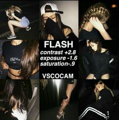 a collage of photos with the caption flash