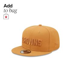 in stock Store Signs, Cleveland Browns, Snapback Hat, Snapback Hats, Cleveland, Brown Color, New Era, Pick Up, In Store