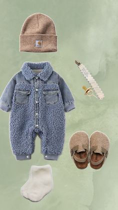 Baby - baby girl - baby boy - baby outfit - fall baby outfit - winter baby outfit - pacifier - carrhart - baby hat - baby socks - baby shoes - cute Baby Boy Outfit Ideas, Boy Outfit Ideas, New Born Baby Boy, Baby Boy Style, Boys Fall Fashion, Boys Winter Clothes, Outfit Ideas Winter, Hippie Baby, Newborn Mom