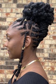 How To Start Locs With Two Strand Twists & Two Strand Twist Locs Hairstyles Elegant Loc Updo Styles Black Women, Loc Style Updo, Loc Up Do Styles, Long Loc Updo Styles Women, Bridal Loc Styles, Women Dreads Black Hairstyles, Fancy Loc Styles For Women, Cute Loc Styles For Women Medium, Dreadlock Updo Hairstyles Black Women Locs Styles