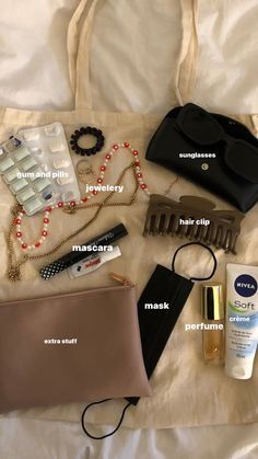 Girl Essentials, Disposable Face Mask, Emergency Bag