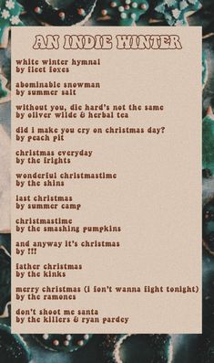 an image of a christmas poem on paper